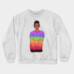 rainbow boy Crewneck Sweatshirt